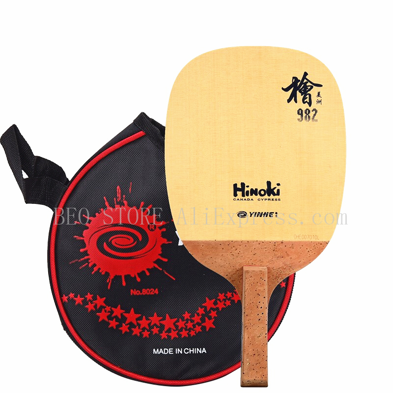 Table Tennis In Japanese - ไม้ปิงปอง YINHE 982 รุ่นญี่ปุ่นแบบ Penhold ทำจากไม้