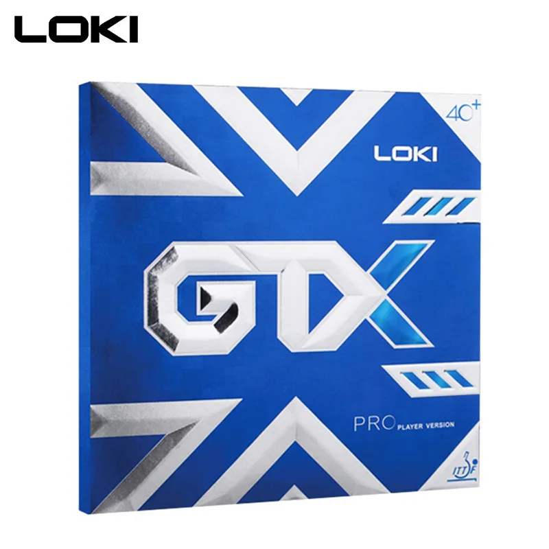 Table Tennis Loki - LOKI GTX ยางลายกีฬาปิงปองเหนียวแบบมืออาชีพหมุนแข็งแรงฟองน้ำสีน้ำเงินยืดหยุ่นสูงยางปิงปองสำหรับห่วงทำร้าย