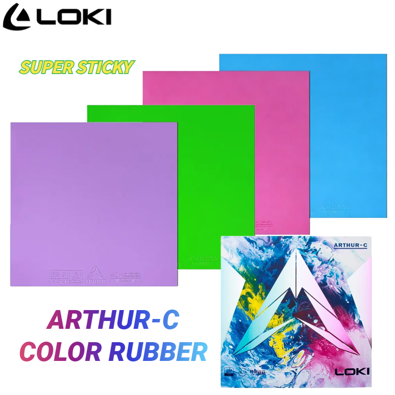 Table Tennis Loki - ยางปิงปอง LOKI Arthur-C สีฟ้า ของแท้ 100%