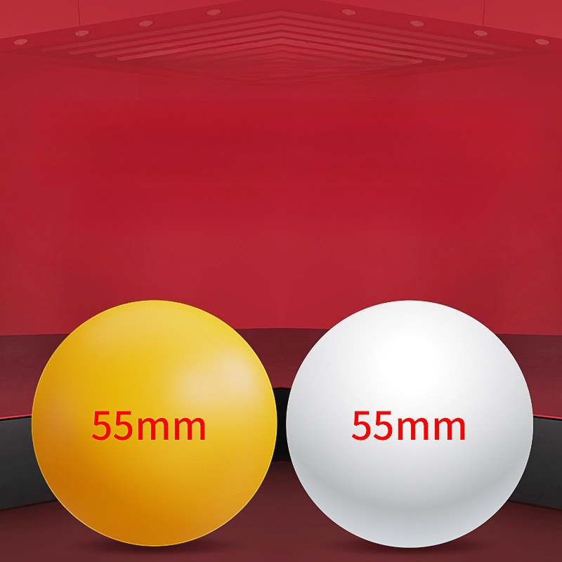Table Tennis Olympics - ลูกปิงปองขนาดใหญ่ 55 มม. สำหรับฝึกซ้อมที่บ้าน ทนทานต่อการสึกหรอและไม่แตกง่าย