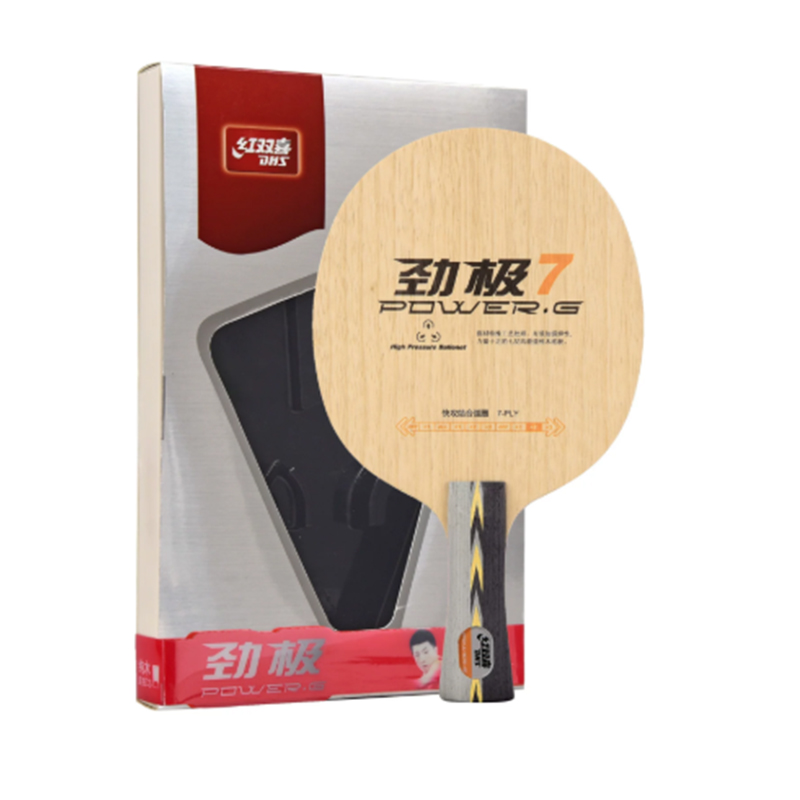 ไม้ปิงปอง DHS PG7 ทำจากไม้แท้  - Table Tennis Racket บทวิจารณ์และราคา
