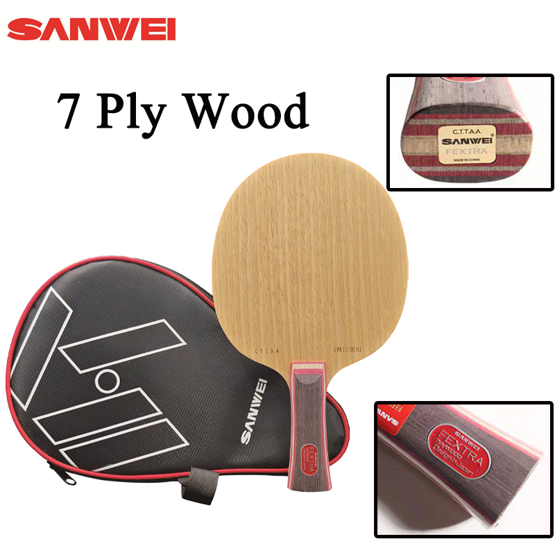 ไม้ปิงปอง SANWEI FEXTRA 7 รุ่น - Table Tennis Racket บทวิจารณ์และราคา