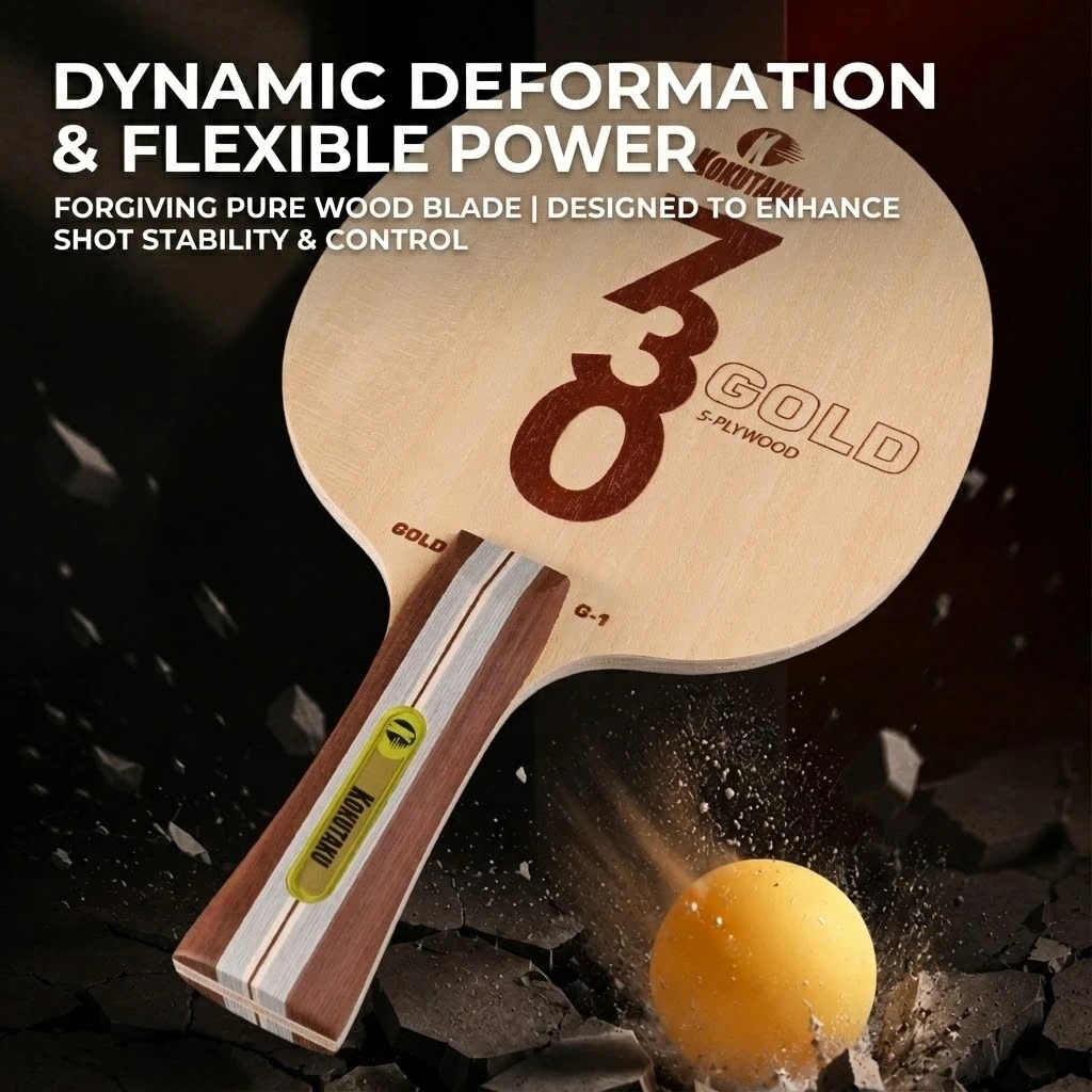 ไม้ปิงปอง Kokutaku รุ่น FL 730 - Table Tennis Racket บทวิจารณ์และราคา