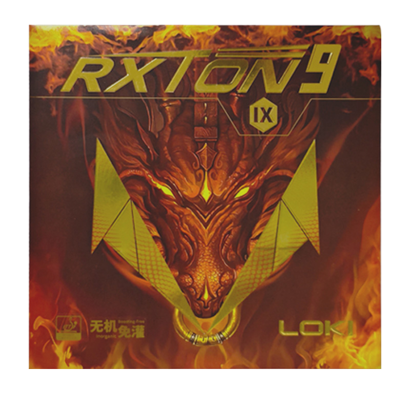 ยางปิงปอง LOKI RXTON 9 รุ่นตลา - Table Tennis Loki บทวิจารณ์และราคา