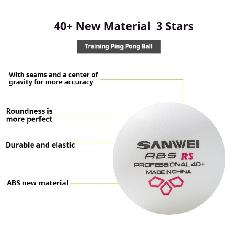 ลูกปิงปอง SANWEI RS40+ 3 ดาว ผ - Table Tennis Olympics บทวิจารณ์และราคา
