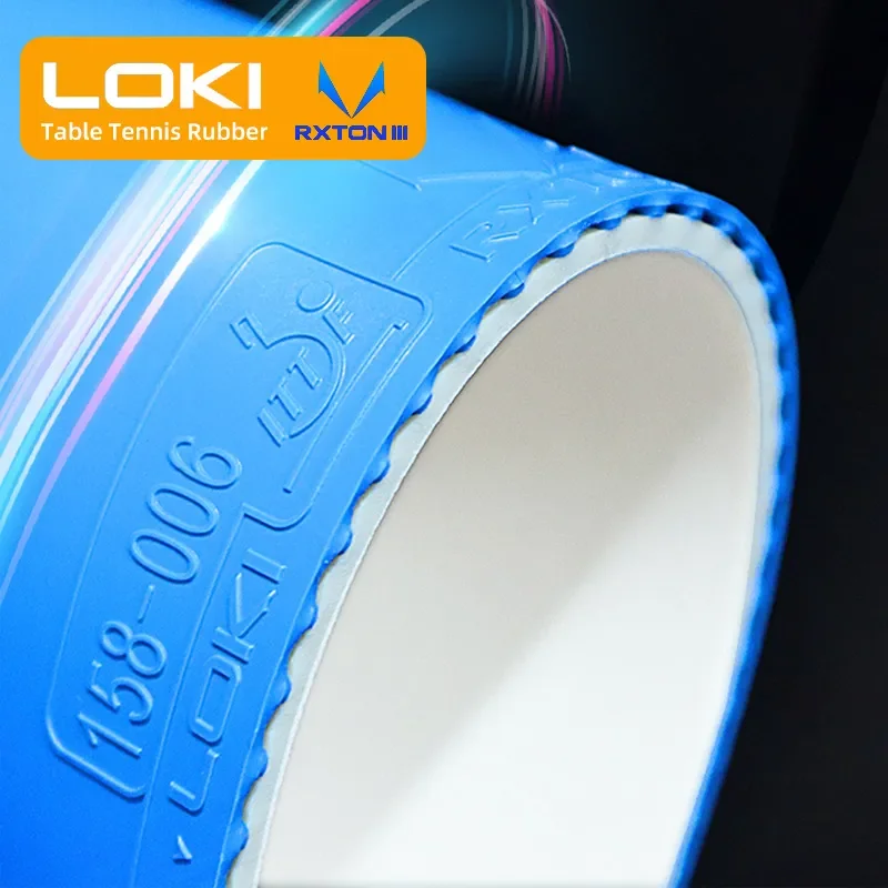 ยางปิงปอง LOKI RXTON 3 สีฟ้าชม - Table Tennis Loki บทวิจารณ์และราคา