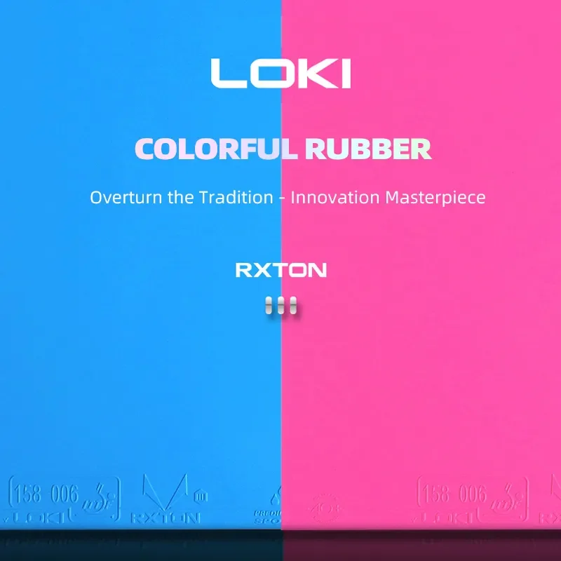 ยางปิงปอง LOKI RXTON 3 สีฟ้าชม - Table Tennis Loki บทวิจารณ์และราคา