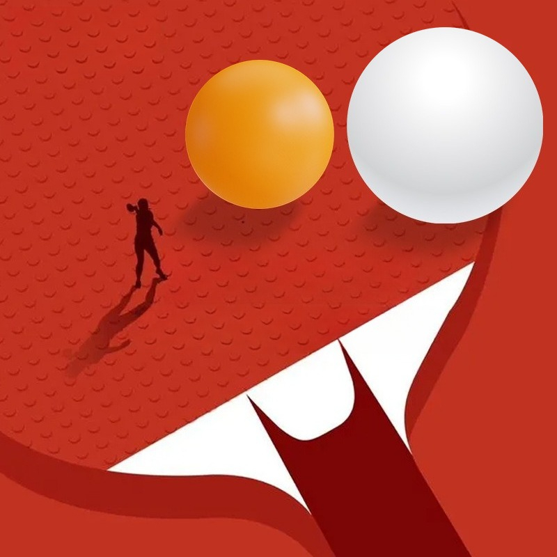 ลูกปิงปองขนาดใหญ่ 55 มม. สำหรั - Table Tennis Olympics บทวิจารณ์และราคา